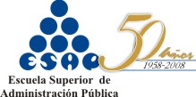 ESCUELA SUPERIOR DE ADMINISTRACI�N P�BLICA
